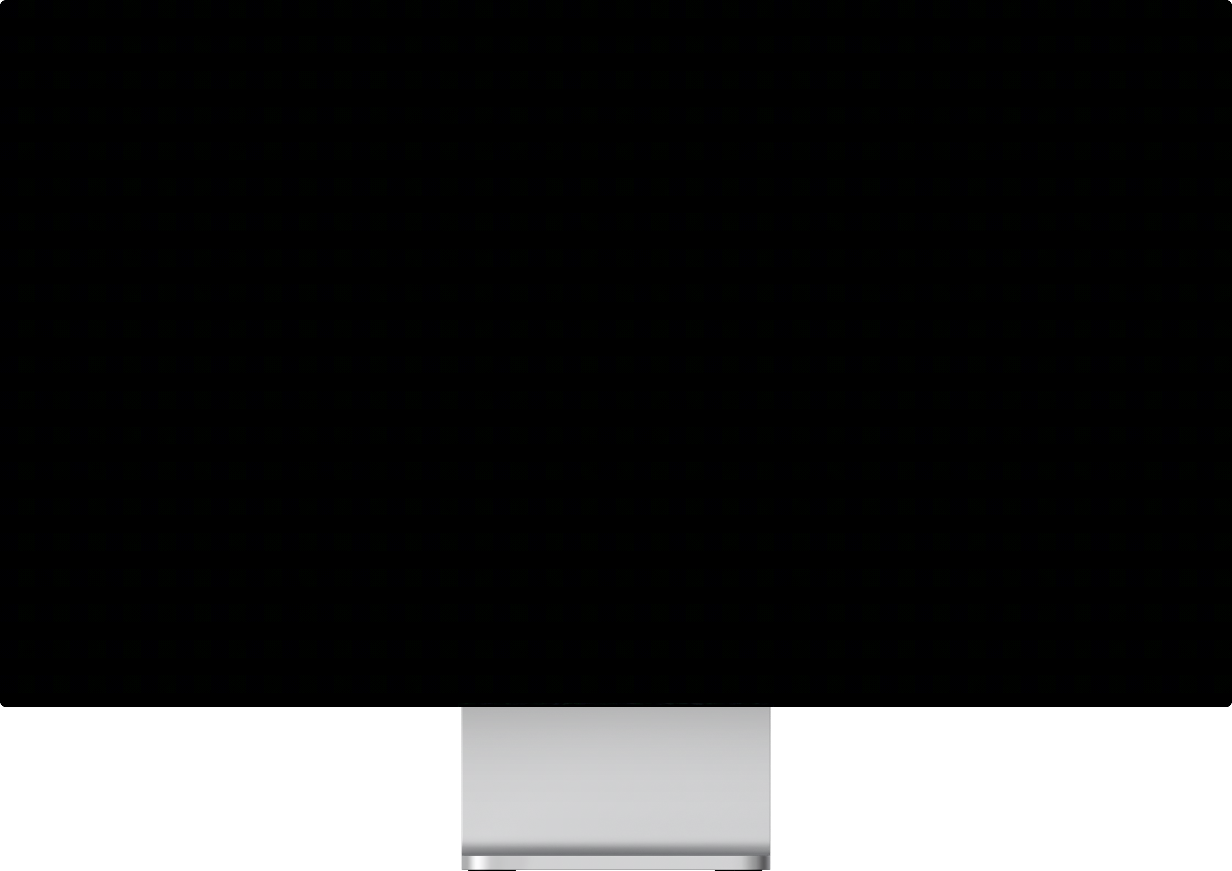 Front View Apple Pro Display XDR Mockup by Anthony Boyd Graphics